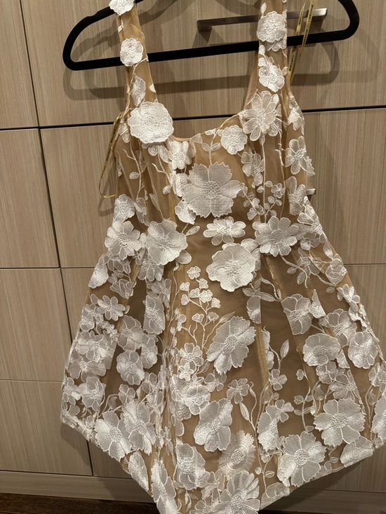 Bronx and Banco Dresses & Skirts - Bronx and Banco Jasmine mini  Dress - Beige and White Floral